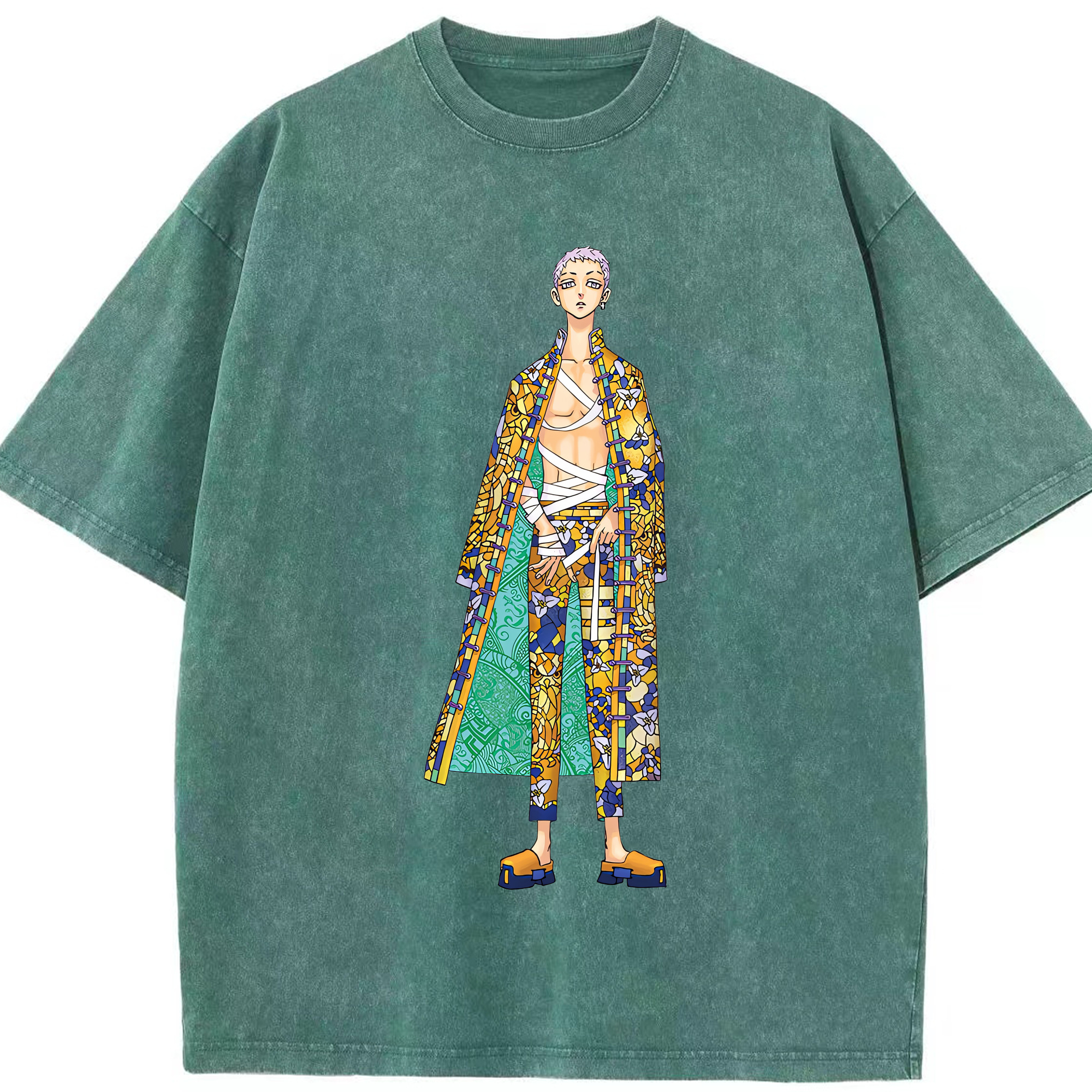 （画像用） 東京リベンジャーズ Tokyo Revengers 綿100% ヴィンテージ風 半袖Tシャツ（フロントプリント）
